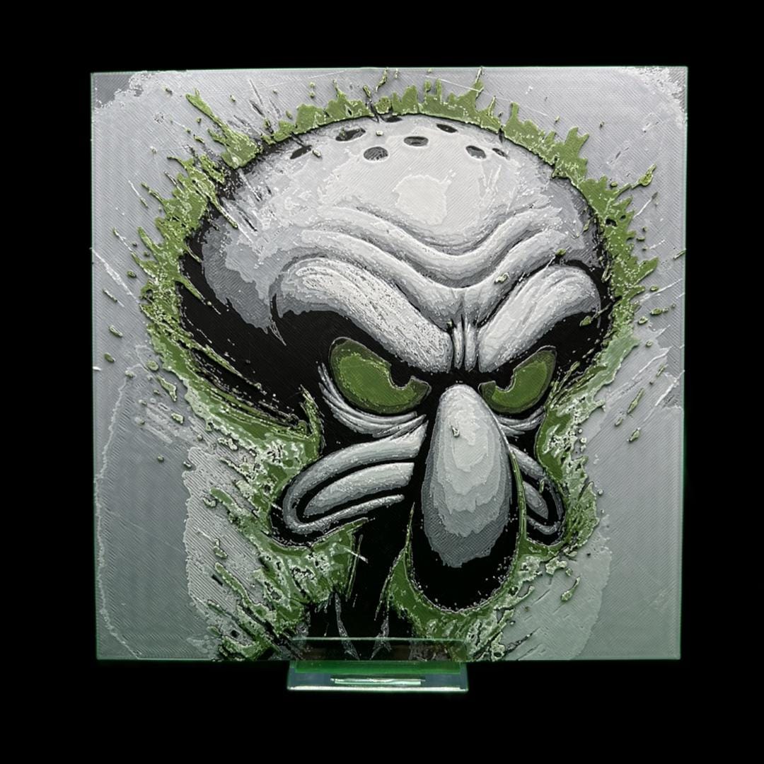 Squidward - SpongeBob 3D Printed Fan Art