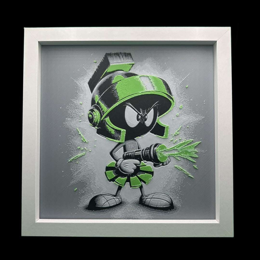 Marvin the Martian 3D Printed Fan Art