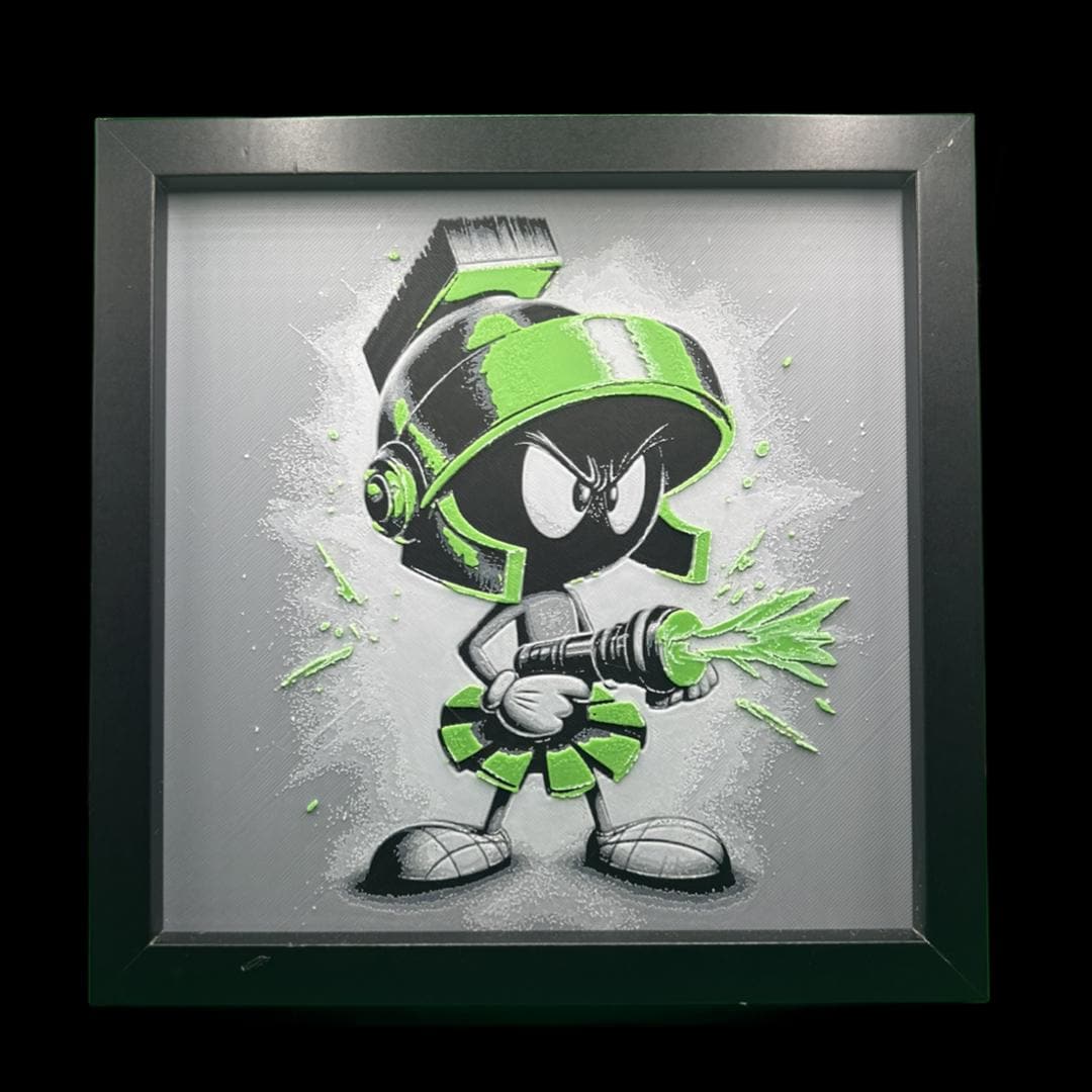 Marvin the Martian 3D Printed Fan Art