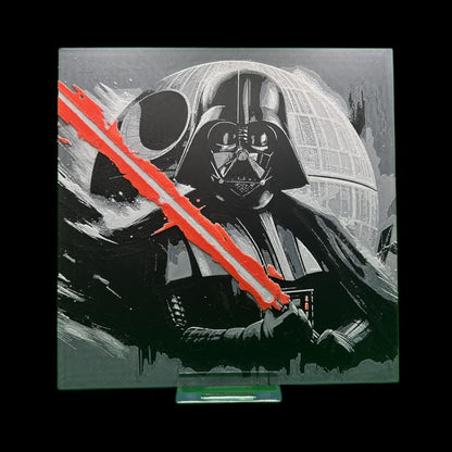 Darth Vader with Death Star 3D Printed Fan Art