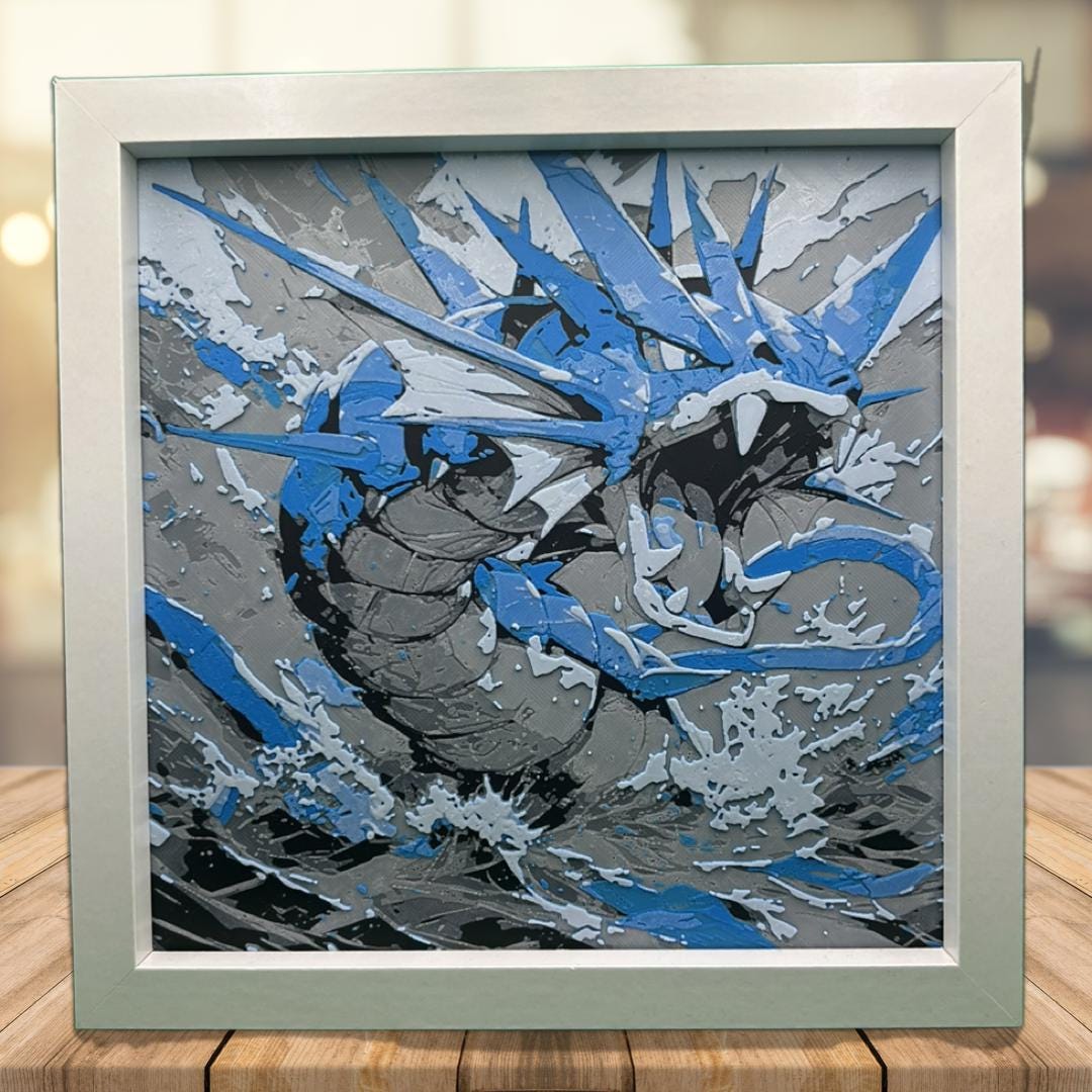 Gyarados - Pokémon 3D Printed Fan Art