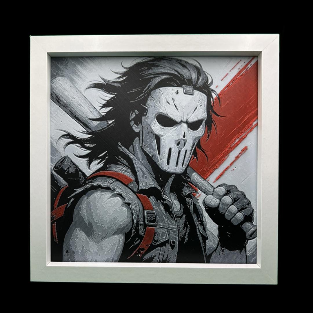Casey Jones - TMNT 3D Printed Fan Art