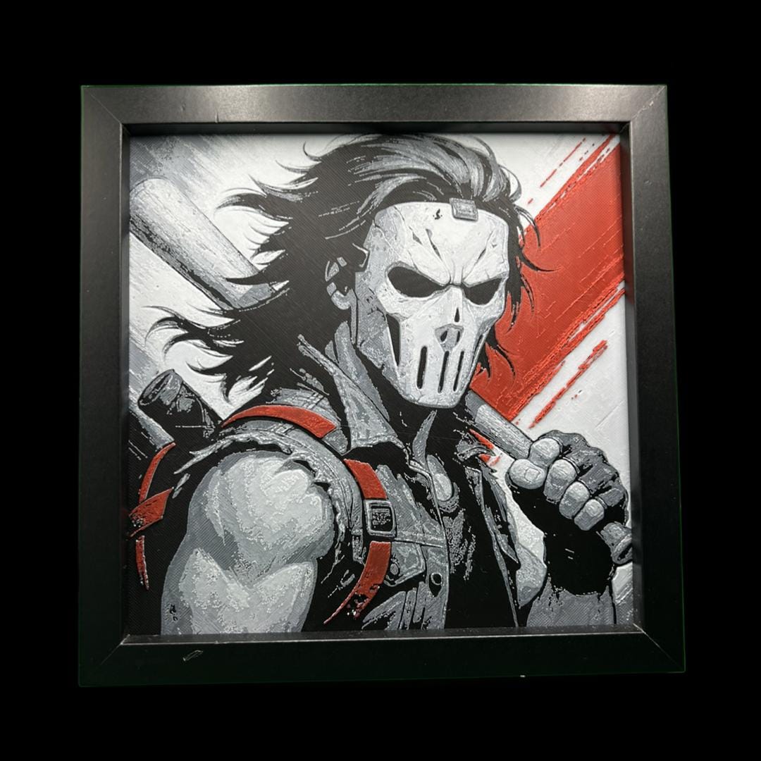 Casey Jones - TMNT 3D Printed Fan Art
