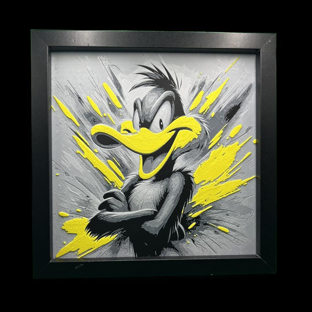 Daffy Duck 3D Printed Fan Art