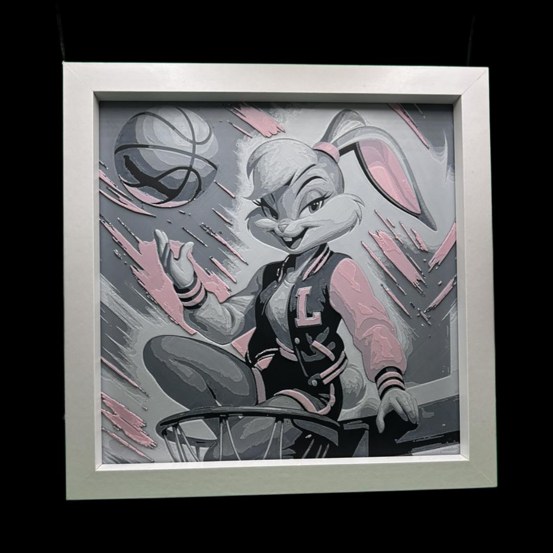 Lola Bunny - Space Jam 3D Printed Fan Art