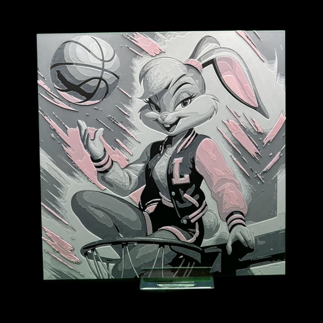 Lola Bunny - Space Jam 3D Printed Fan Art