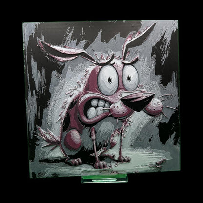 Courage the Cowardly Dog 3D Printed Fan Art