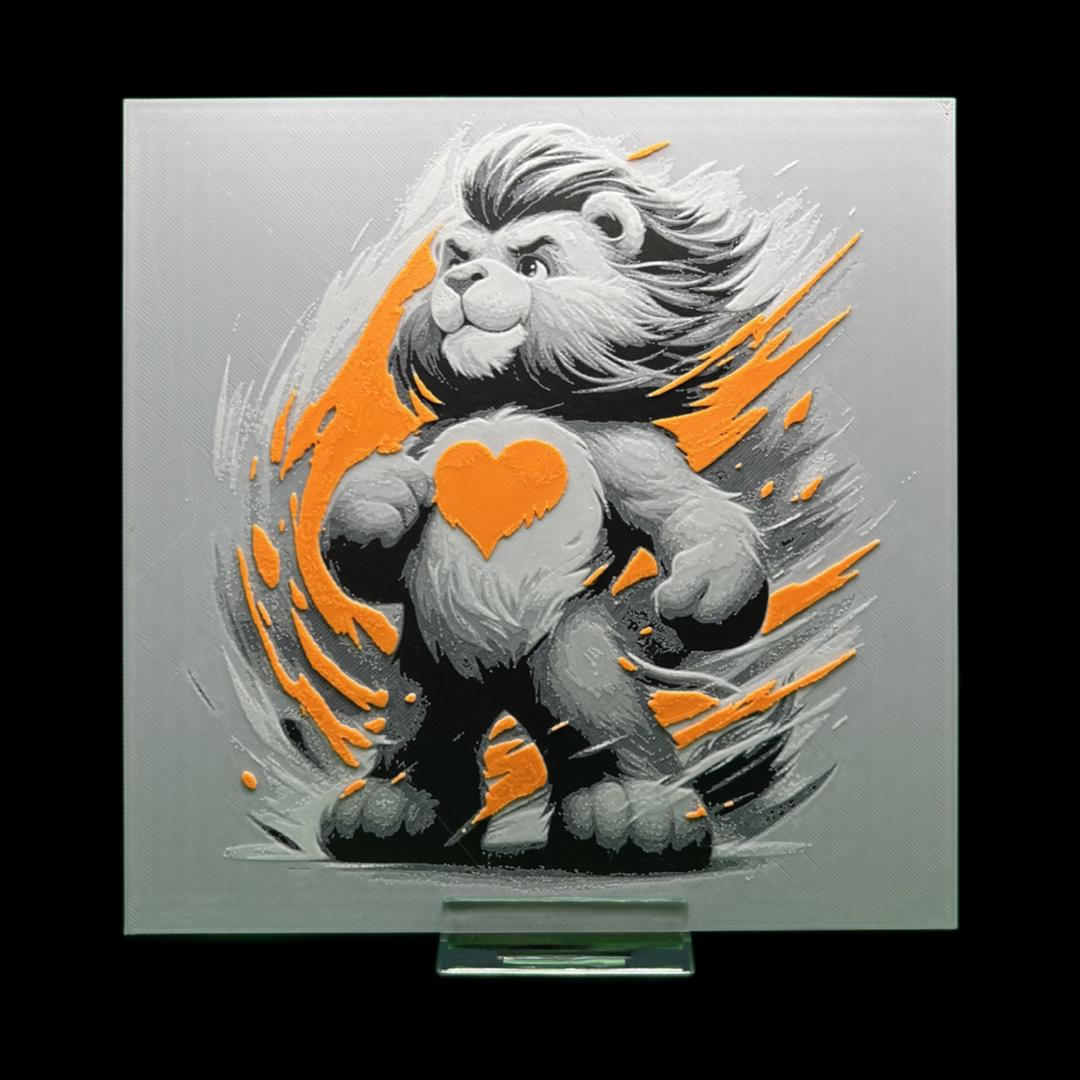 Brave heart - Care Bears 3D Printed Fan Art