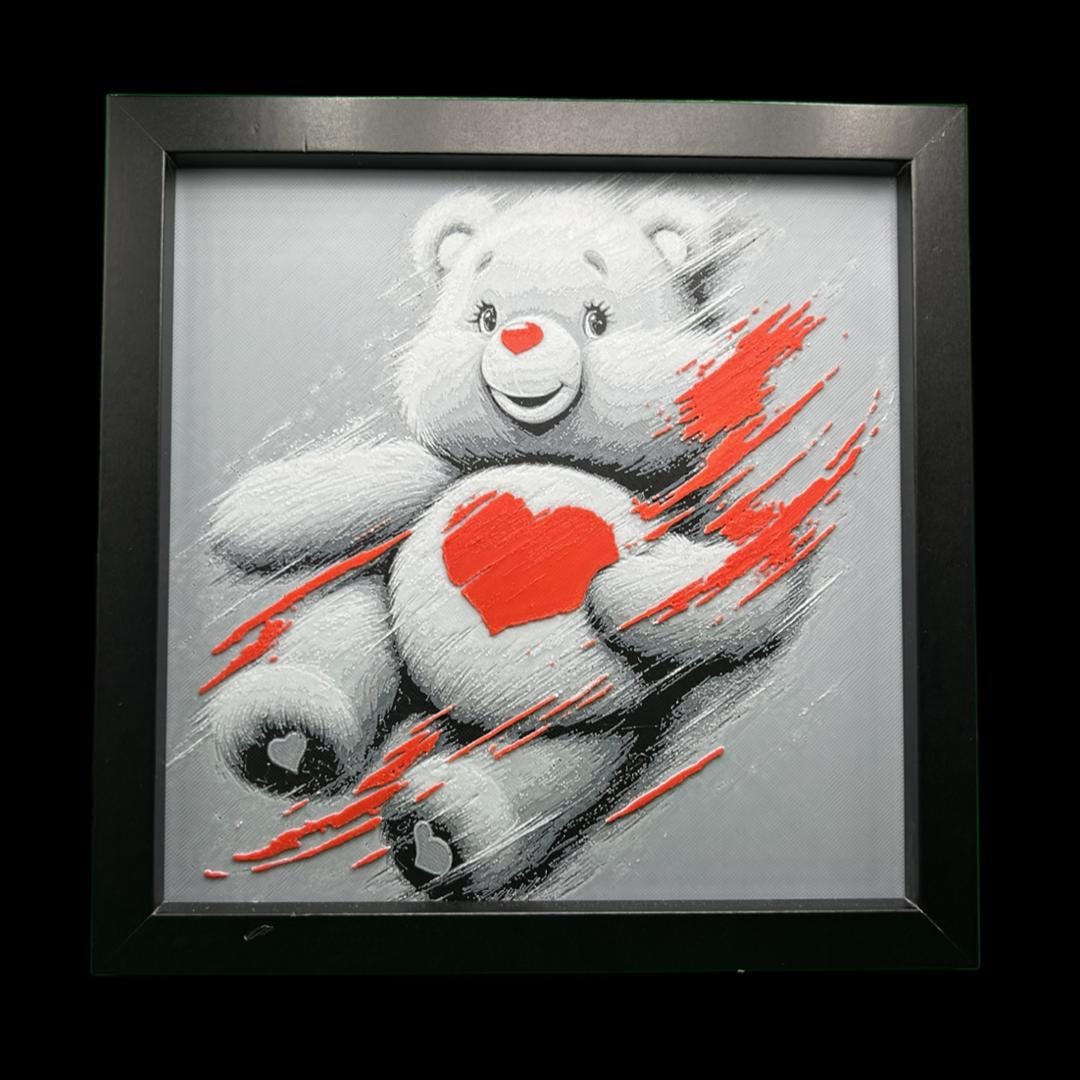 Tender heart - Care Bears 3D Printed Fan Art