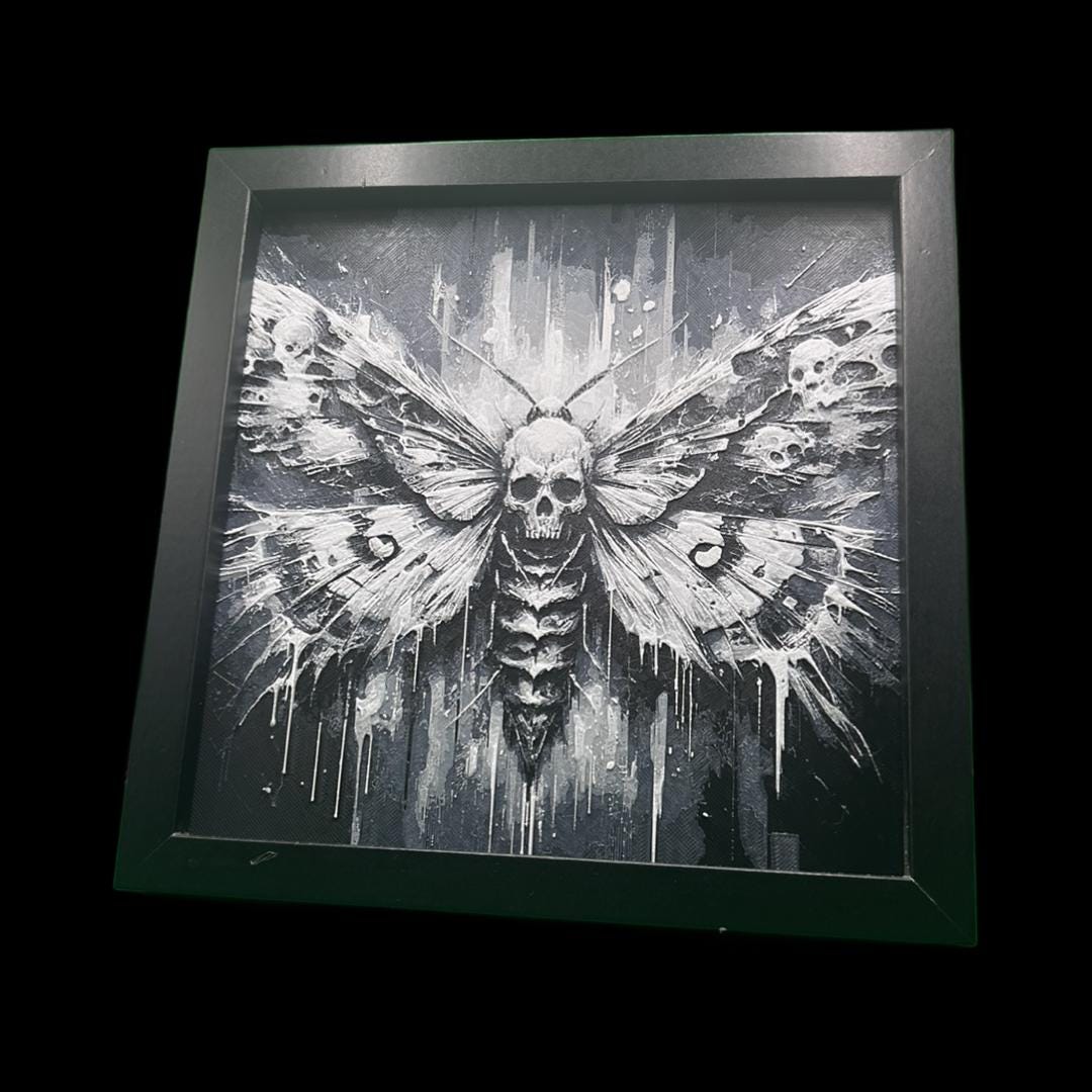 Deaths Head Hawkmoth 3D Printed Fan Art
