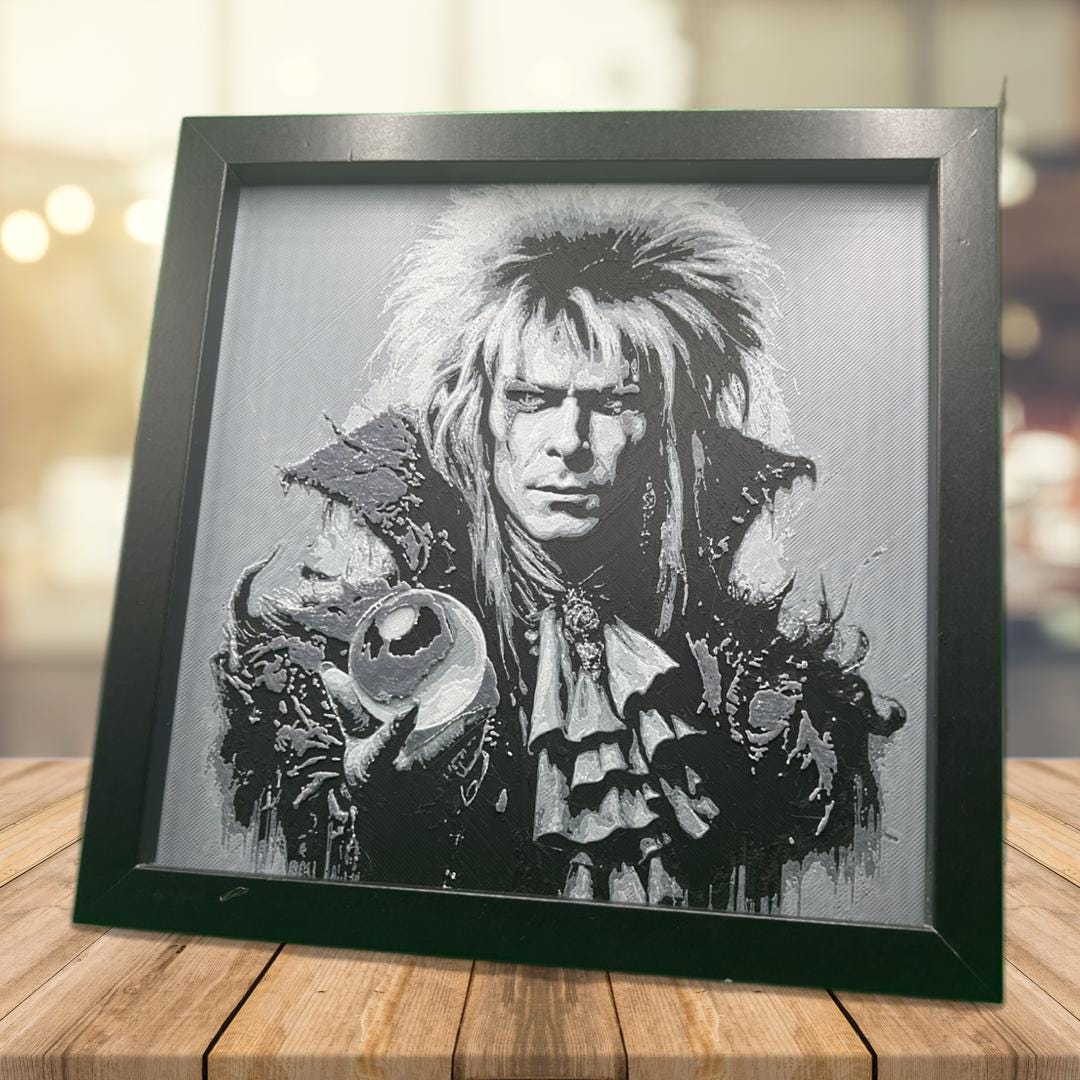 Jareth The Goblin King - The Labyrinth 3DPrinted Fan Art