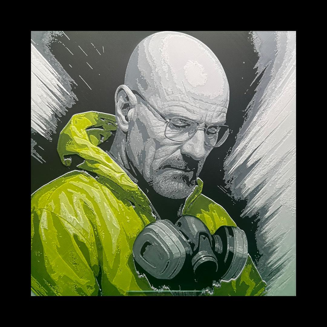 Walter White - Breaking Bad 3D Printed Fan Art