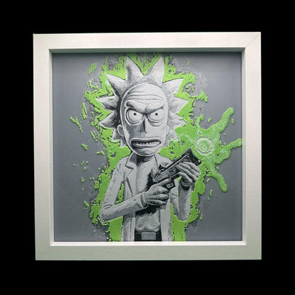 Rick - Rick and Morty  3D Printed Fan Art