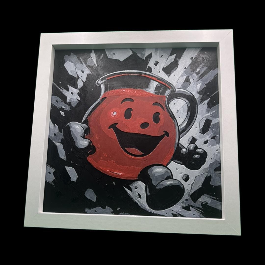Kool Aid Man 3D Printed Fan Art