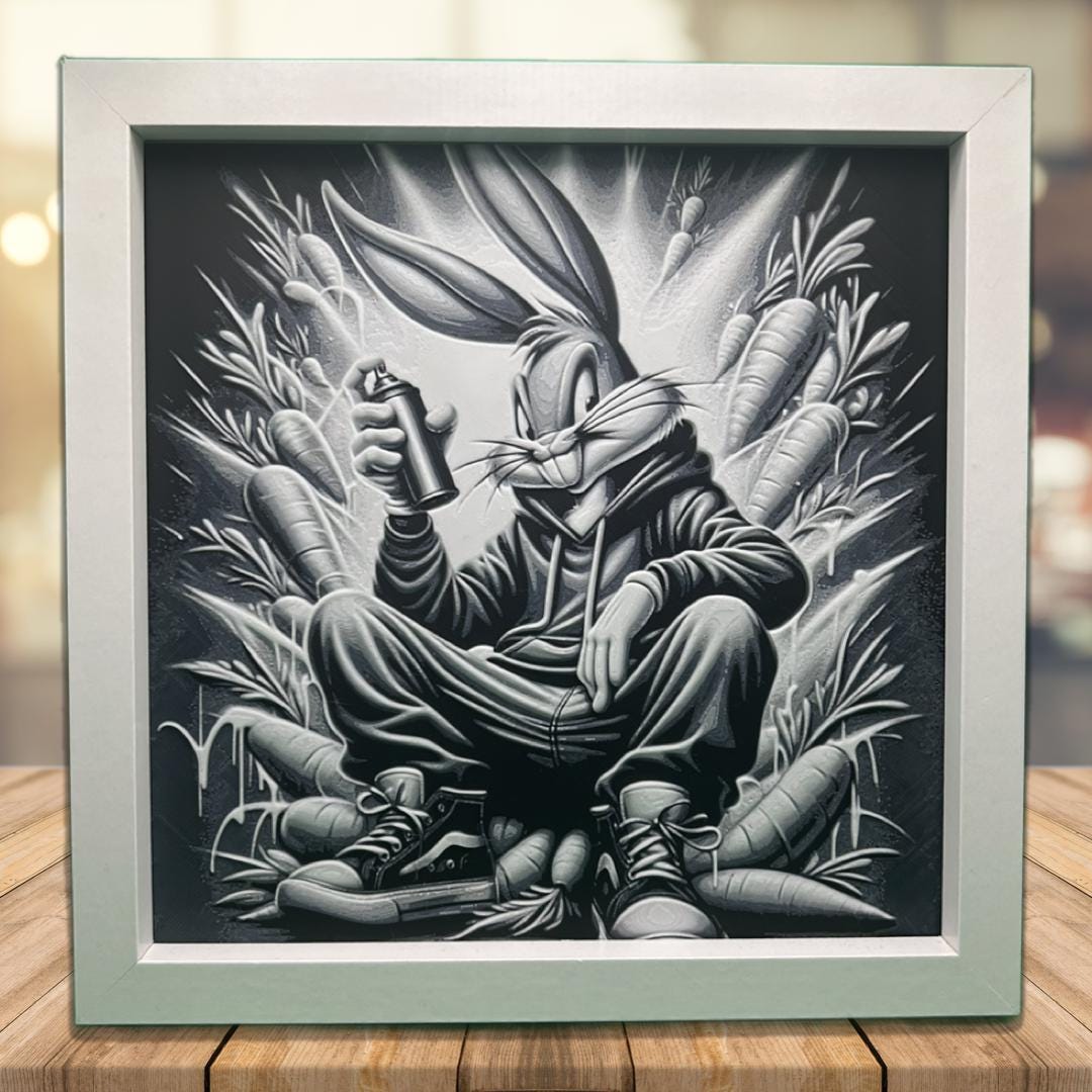Urban Bugs Bunny 3D Printed Fan Art