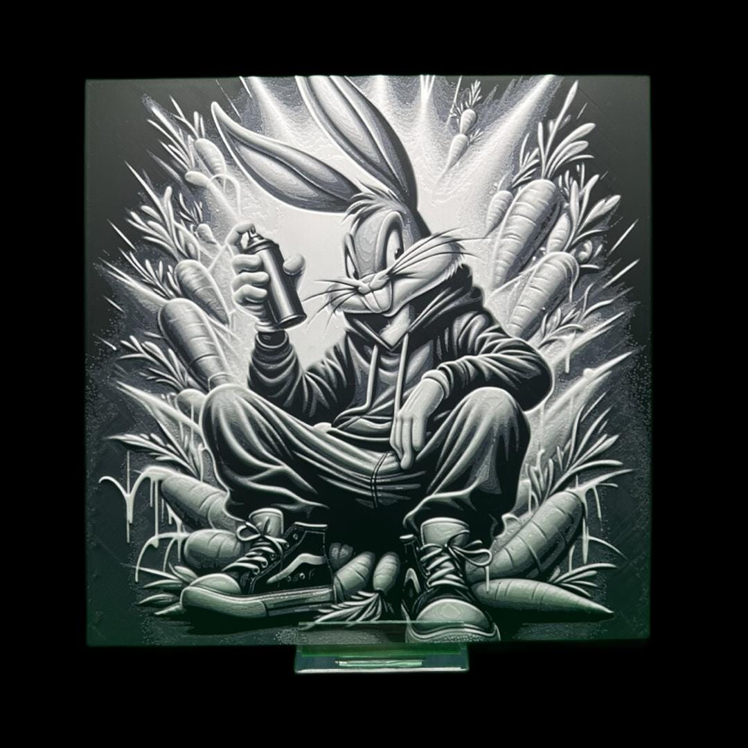Urban Bugs Bunny 3D Printed Fan Art