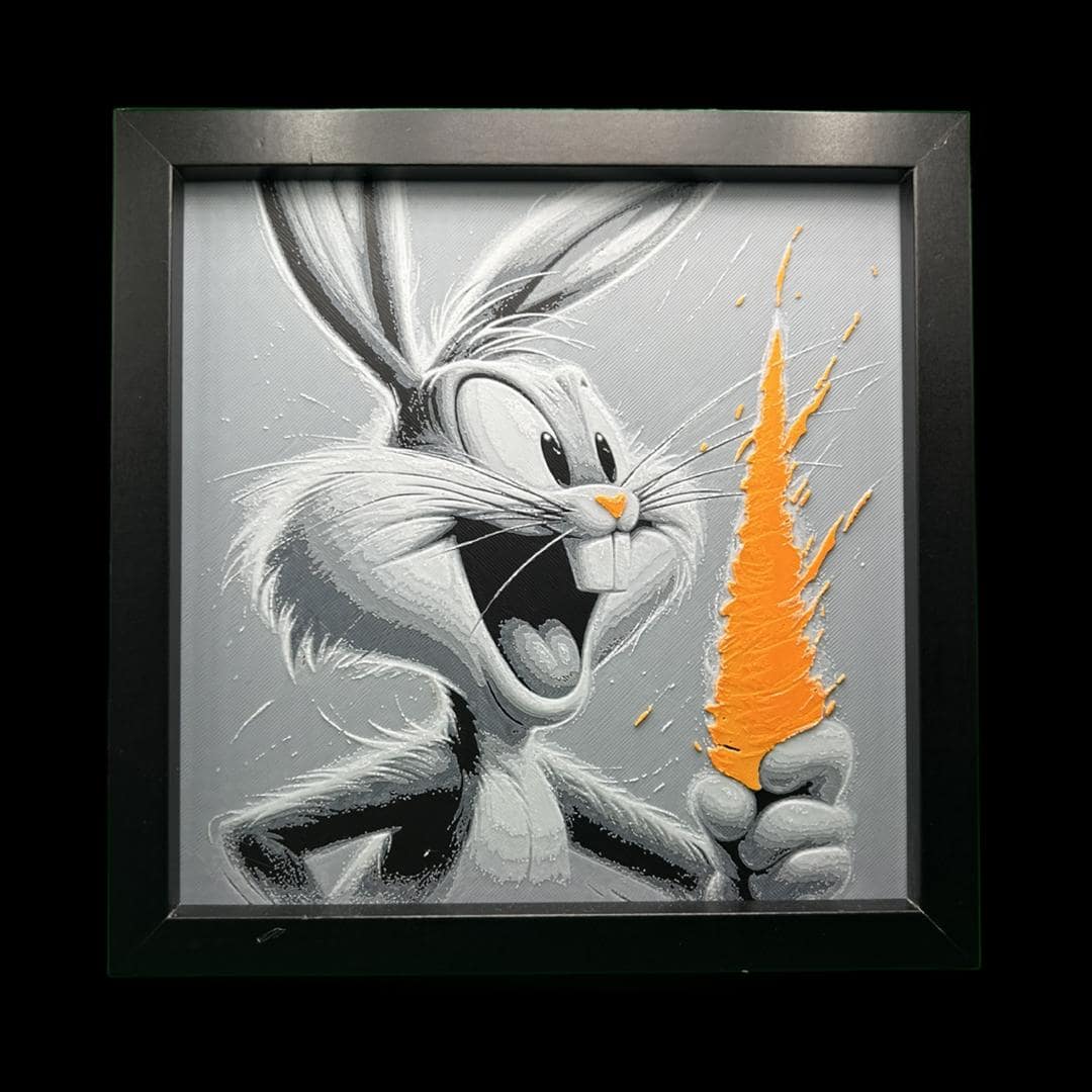 Bugs Bunny 3D Printed Fan Art