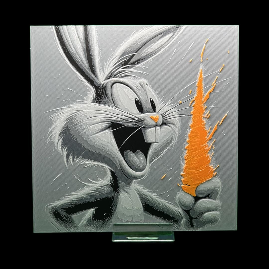 Bugs Bunny 3D Printed Fan Art