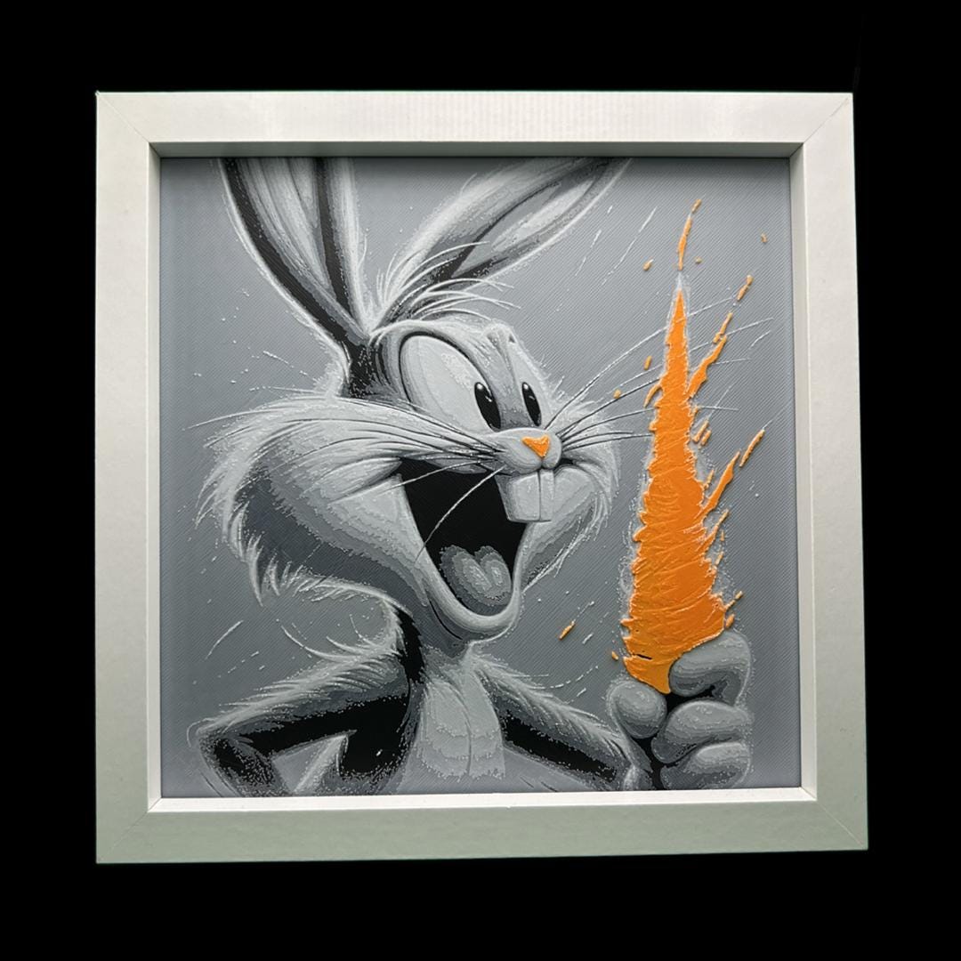 Bugs Bunny 3D Printed Fan Art