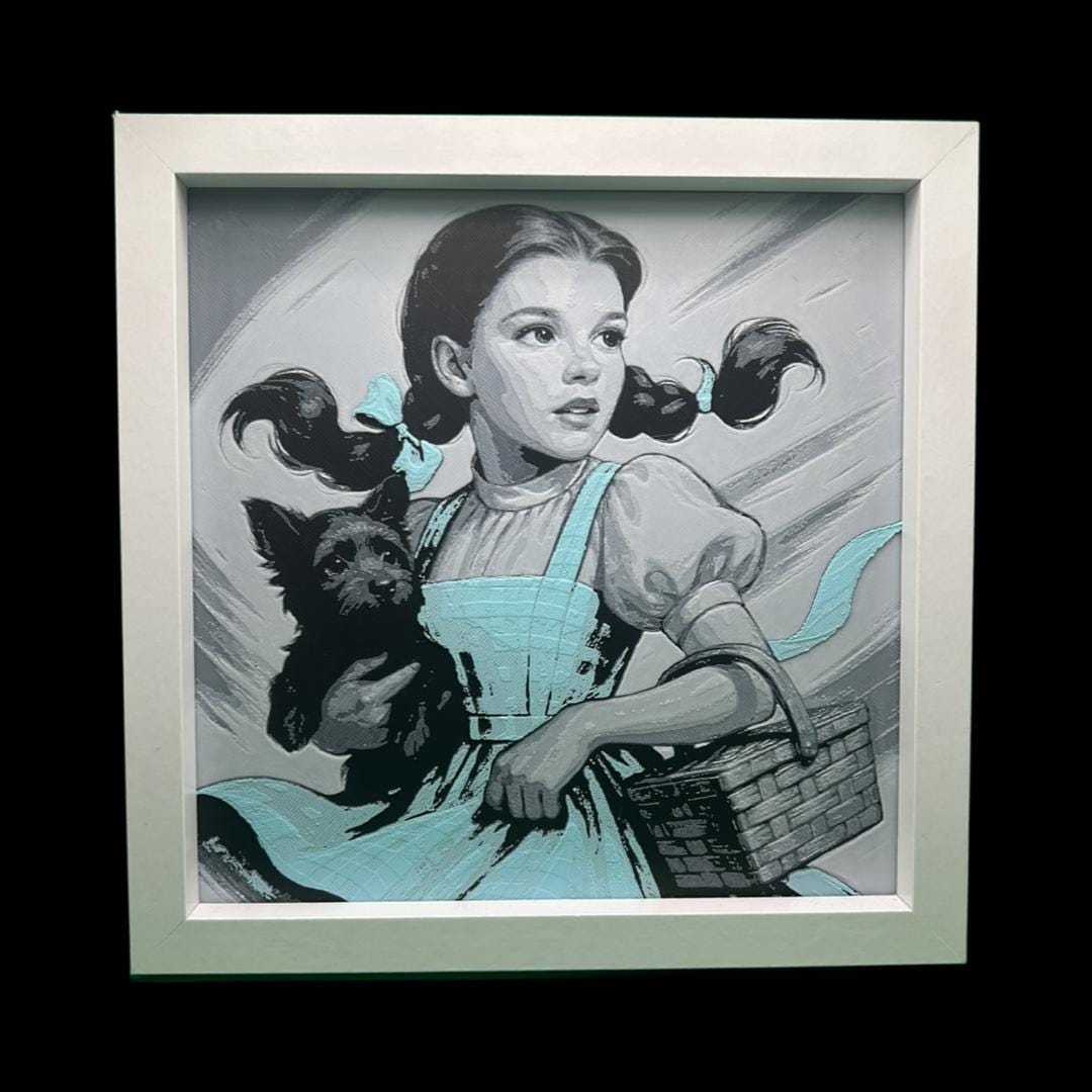 Dorothy - The wizard of Oz 3D Printed Fan Art