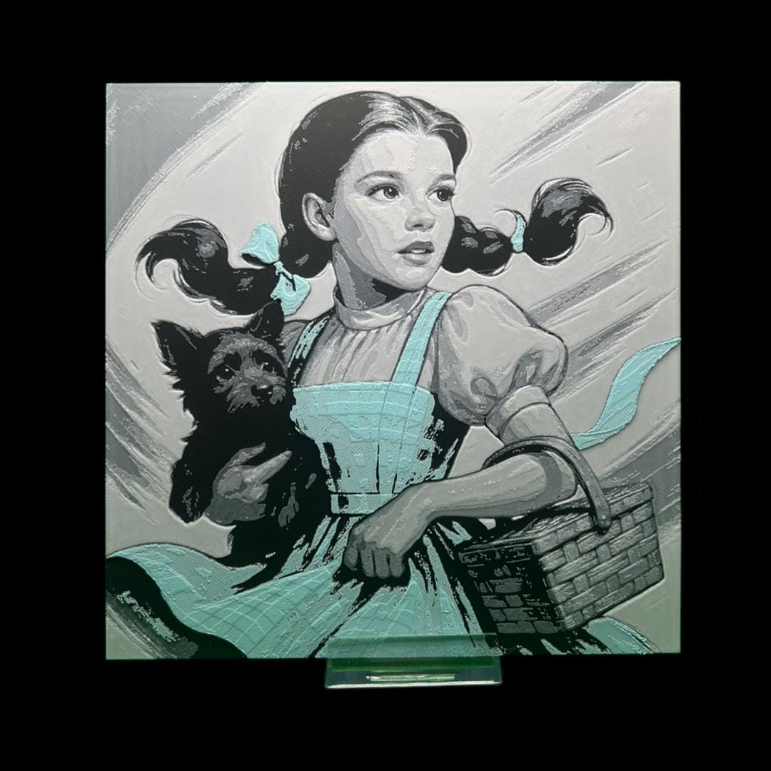 Dorothy - The wizard of Oz 3D Printed Fan Art