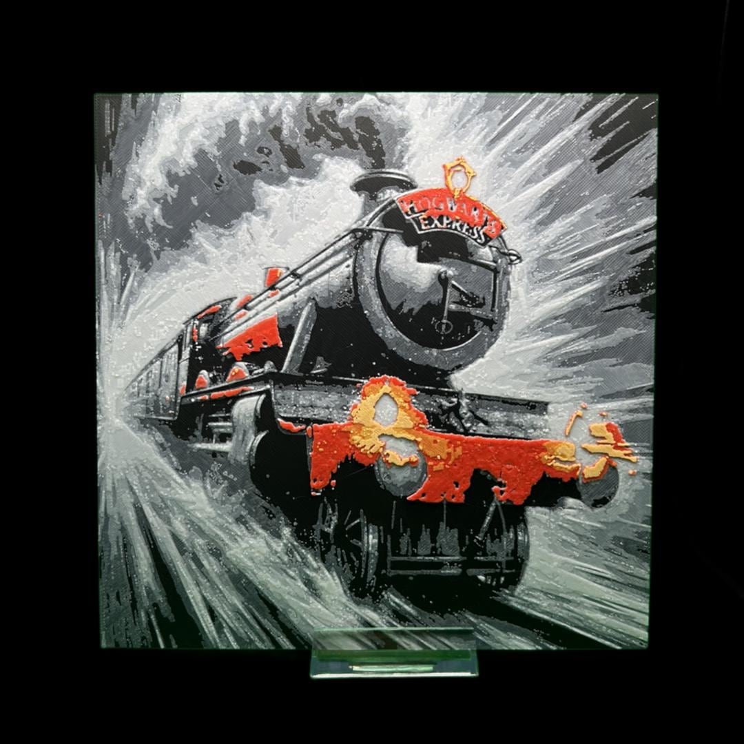 The Hogwarts Express - Harry Potter 3D Printed Fan Art