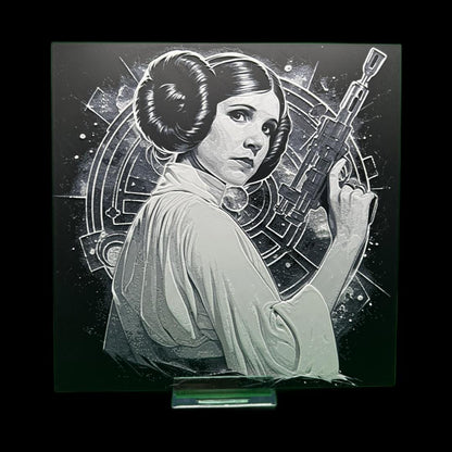Princess Leia - Star Wars Printed Fan Art