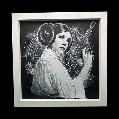 Princess Leia - Star Wars Printed Fan Art