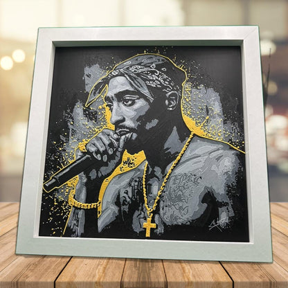 Tupac Shakur 3D Printed Fan Art