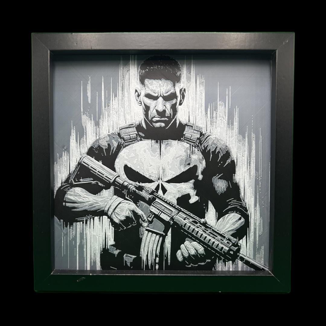 The Punisher 3D Printed Fan Art