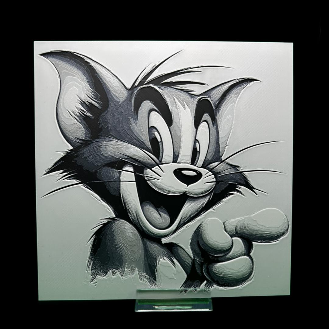 Tom the Cat 3D Printed Fan Art