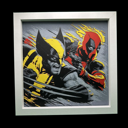Deadpool and Wolverine V2 3D Printed Fan Art