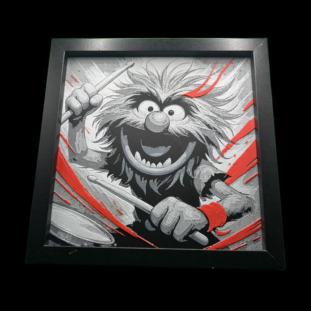 Animal - The Muppets Printed Fan Art