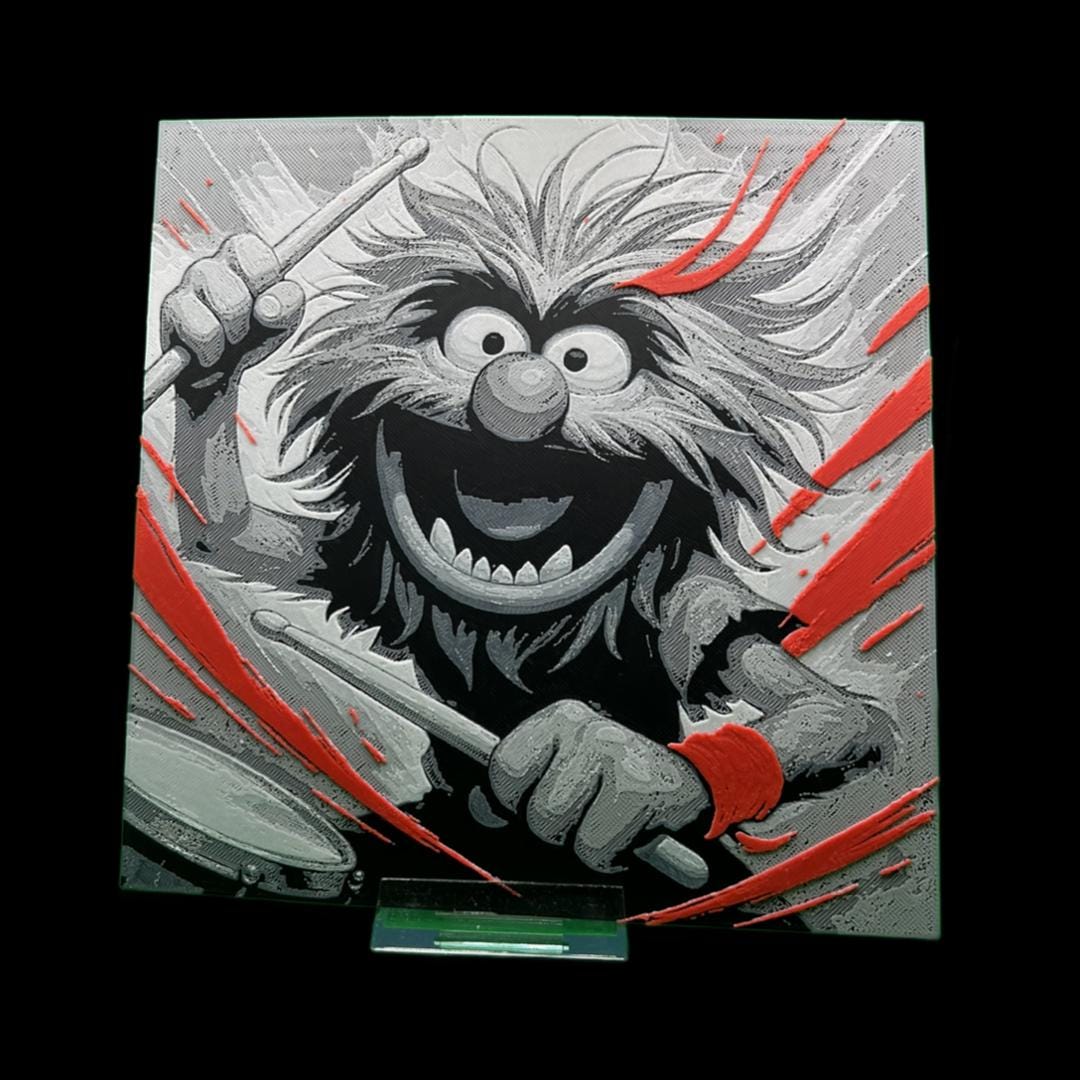 Animal - The Muppets Printed Fan Art