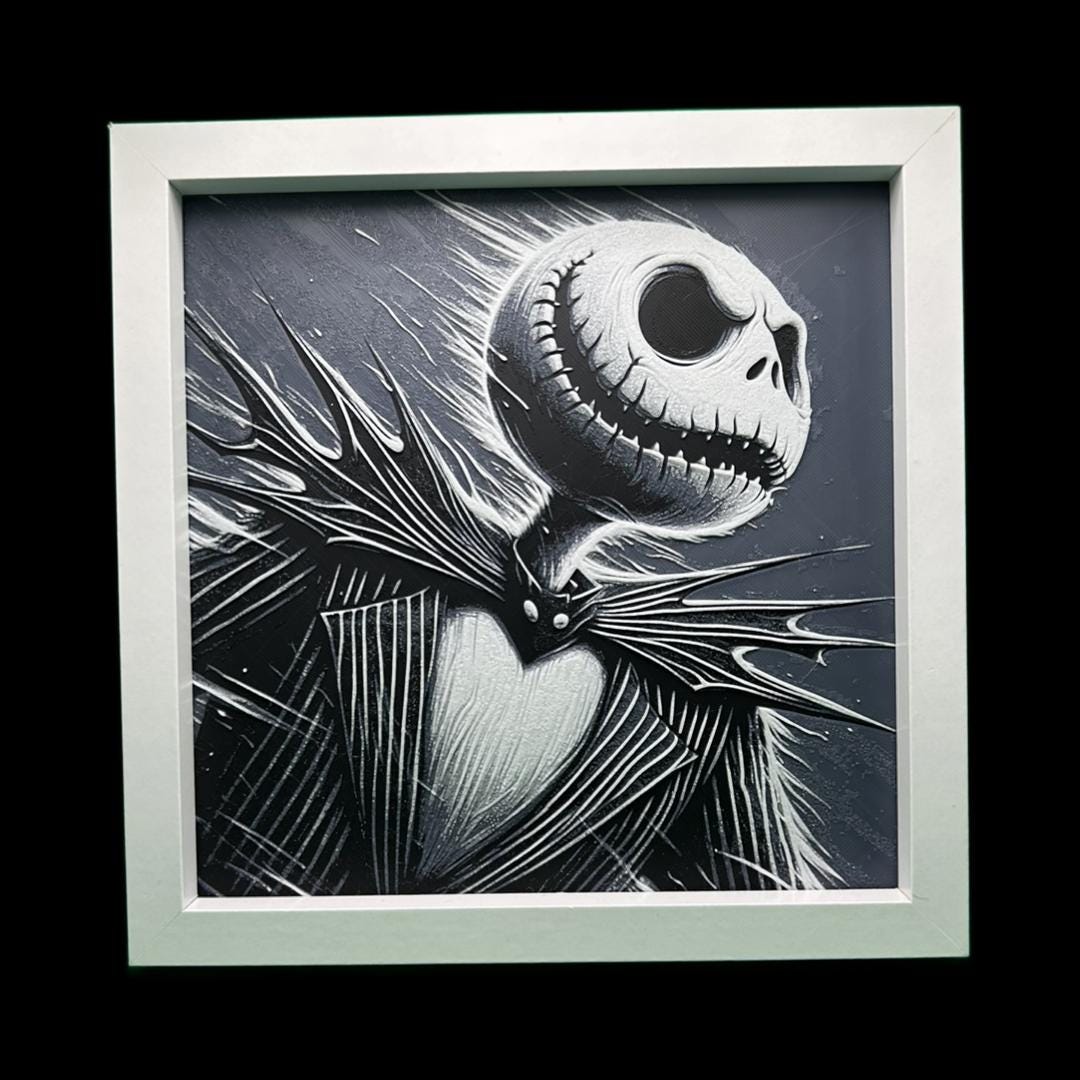Jack Skellington 3D Printed Fan Art
