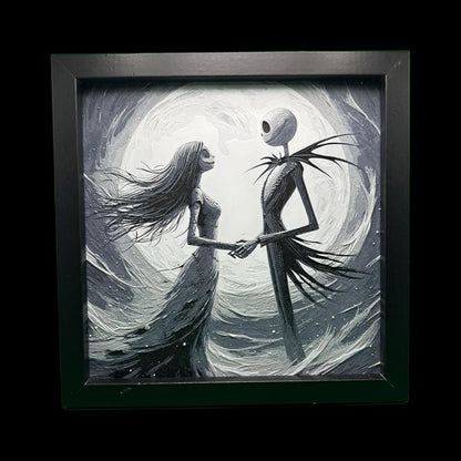 Jack and Sally Skellington 3D Printed Fan Art