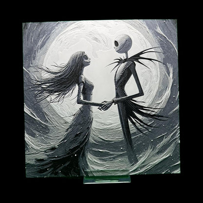 Jack and Sally Skellington 3D Printed Fan Art
