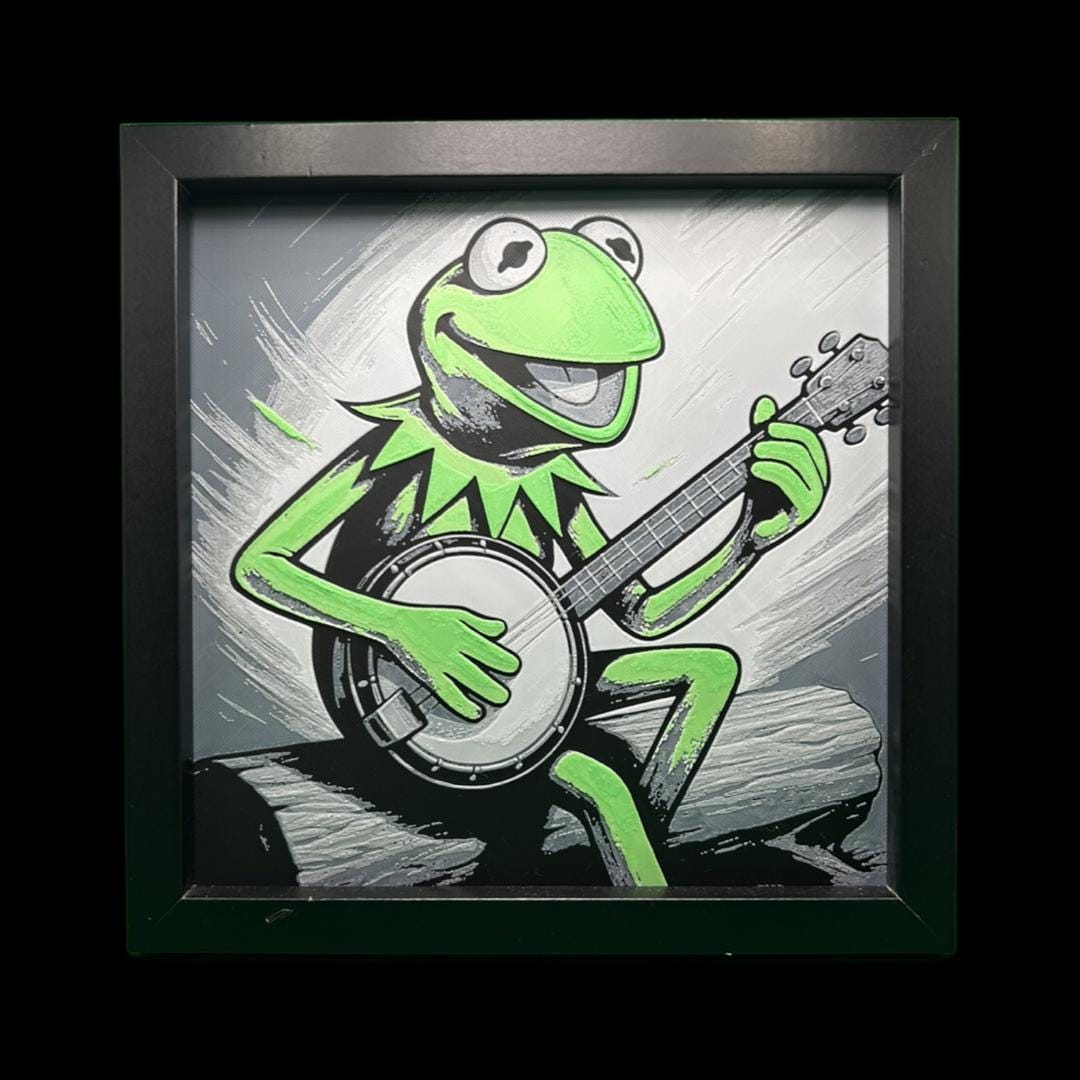 Kermit the Frog - The Muppets Printed Fan Art