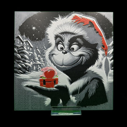 The Grinch with his Growing Heart! 3D Printed Fan Art