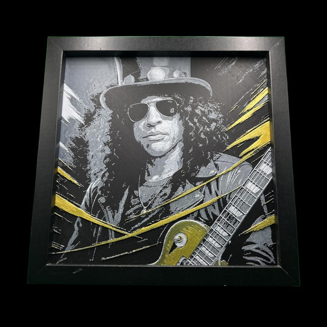 Slash - Guns ‘N Roses 3D Printed Fan Art