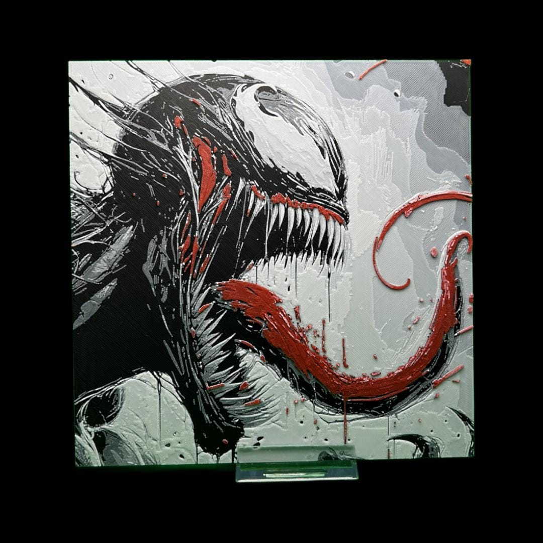 Venom V2 3D Printed Fan Art