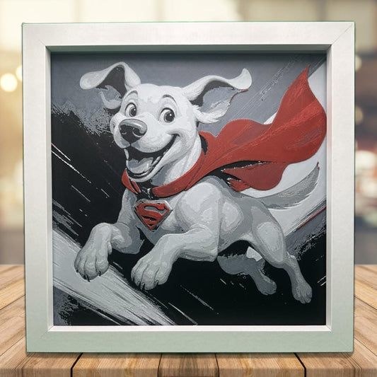 Krypto the Dog - Superman 3D Printed Fan Art