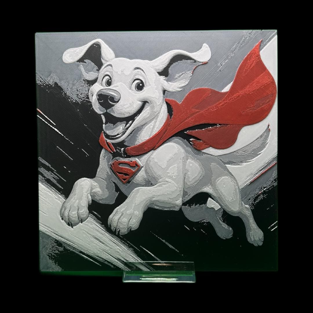Krypto the Dog - Superman 3D Printed Fan Art