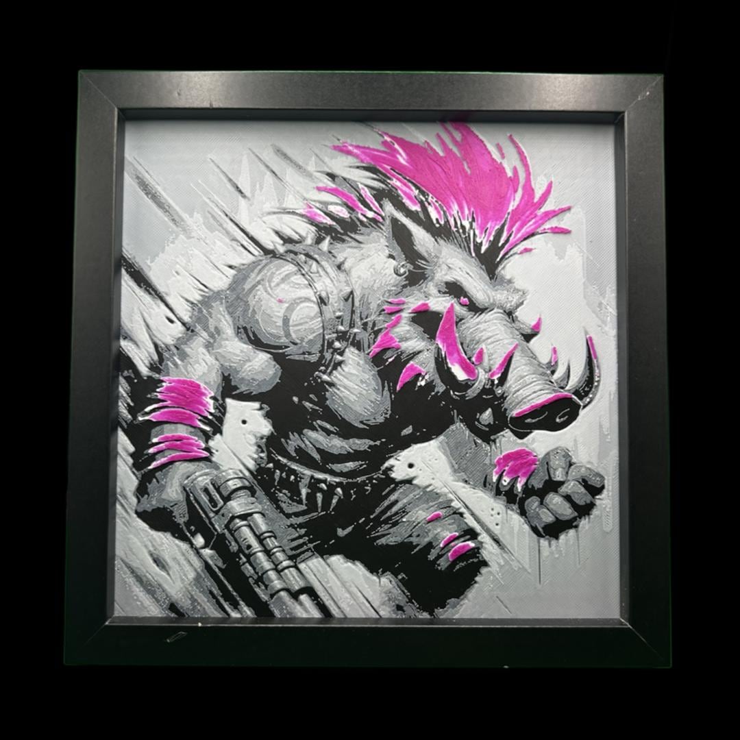 Bebop - TMNT 3D Printed Fan Art
