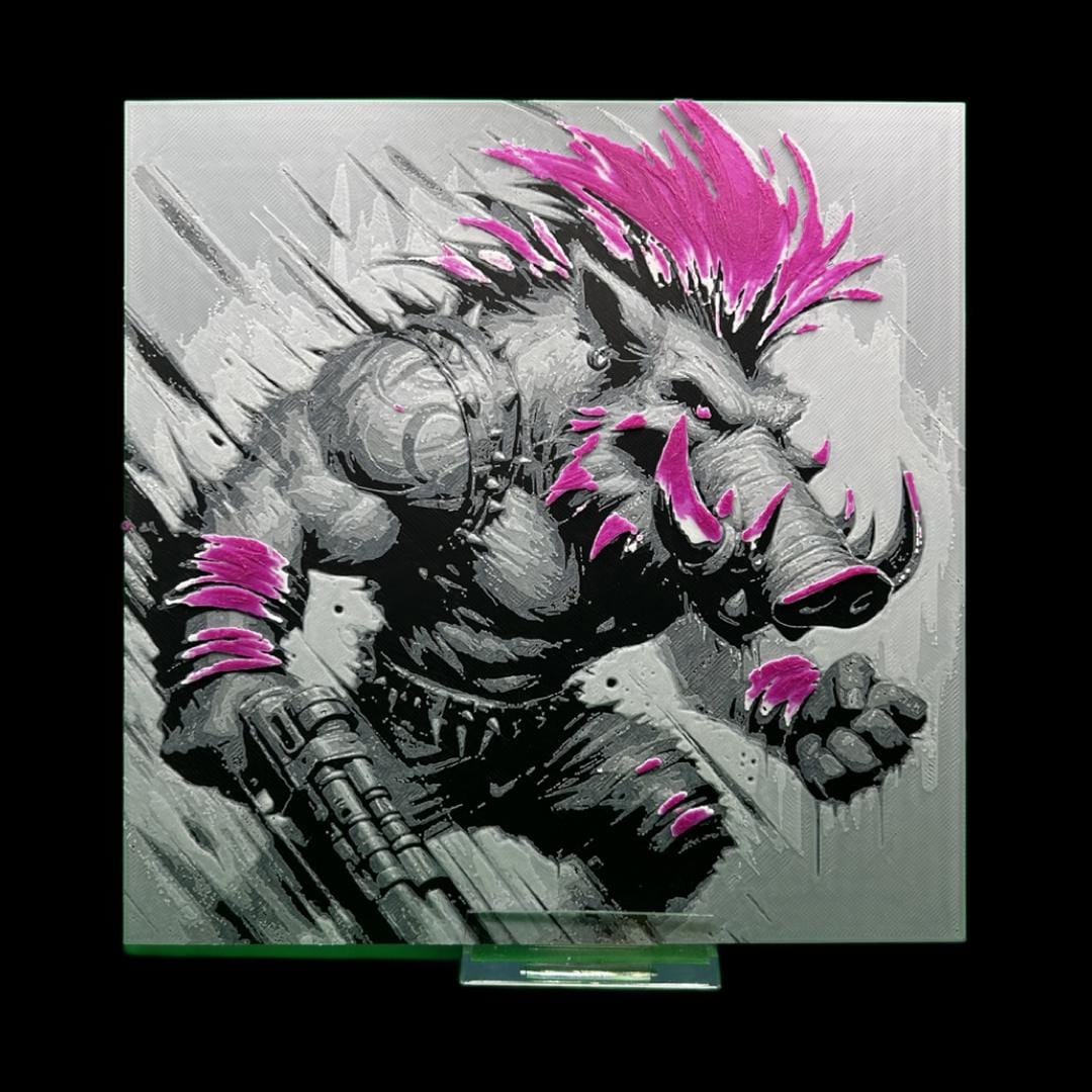 Bebop - TMNT 3D Printed Fan Art