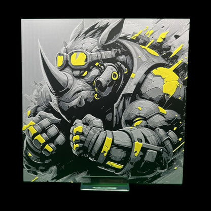 Rocksteady - TMNT 3D Printed Fan Art
