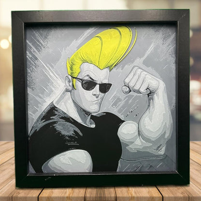Johnny Bravo 3D Printed Fan Art