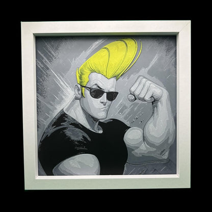 Johnny Bravo 3D Printed Fan Art