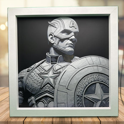 Captain America - The Avengers 3D Printed Fan Art