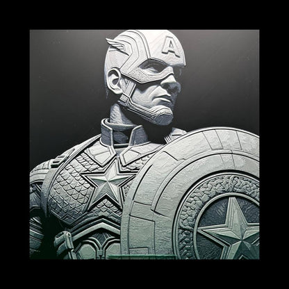 Captain America - The Avengers 3D Printed Fan Art